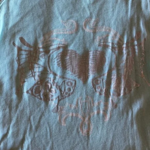 Cruel Girl Mint Green Ribbed Tank Top - L - Picture 3 of 9